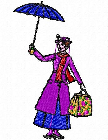 Matriz Bordado Mary Poppins