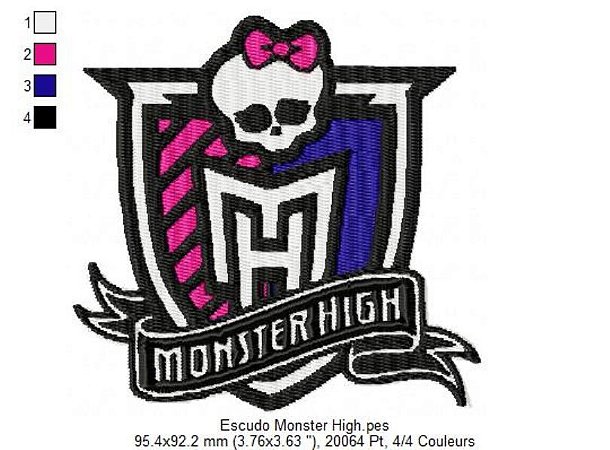 Matriz Bordado Monster High 2