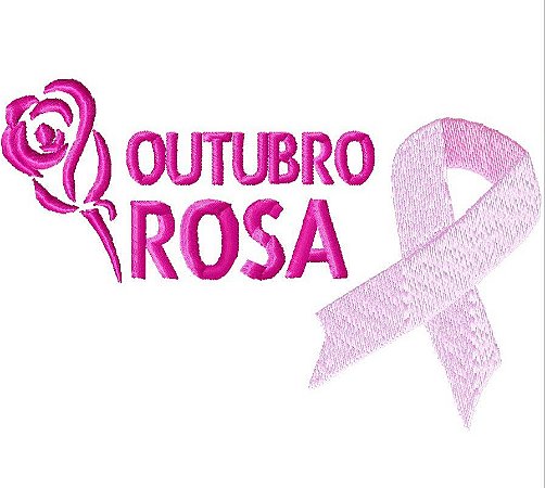 Matriz Bordado Outubro Rosa
