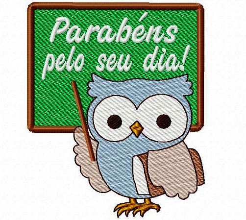 Matriz Bordado Parabéns Professor