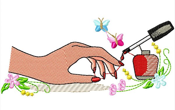 Matriz Bordado Salão De Beleza