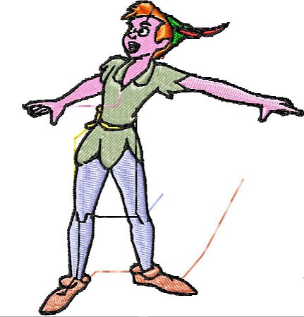 Matriz Bordado Coleção Peter Pan