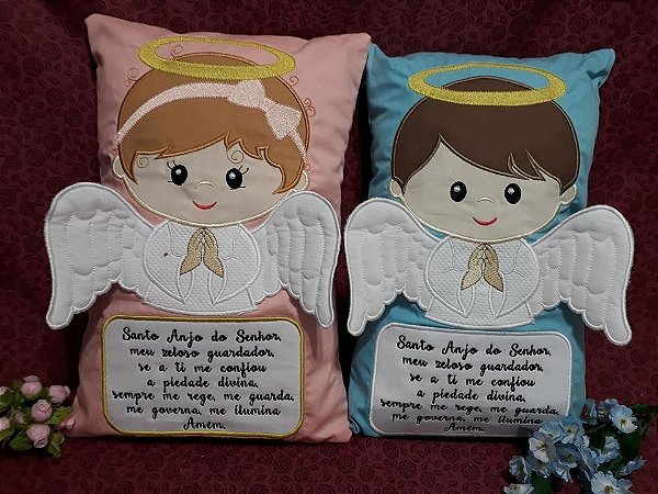 Matriz Bordado Naninha Santo Anjo Do Senhor