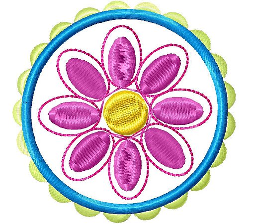 Matriz Bordado Floral 6