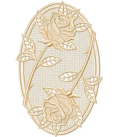 Matriz Bordado Richelieu Floral Lindo