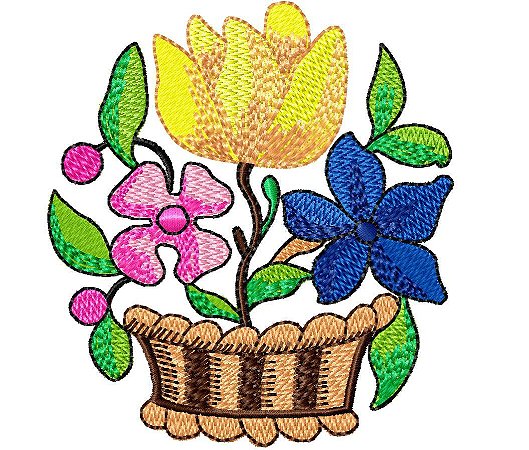 Matriz Bordado Floral 8