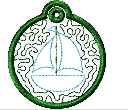 Matriz Bordado Chaveiro Quilt Infantil