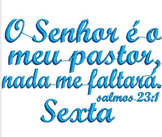 Matriz Bordado Semaninha Salmos