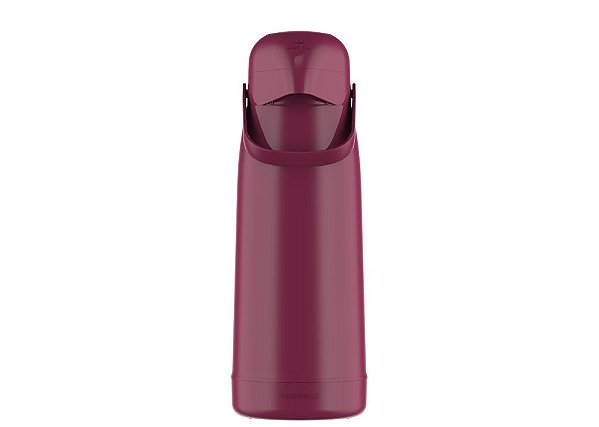 Garrafa Térmica 1800mL Pressão Rosa com Ampola de Vidro Magic Pump Termolar