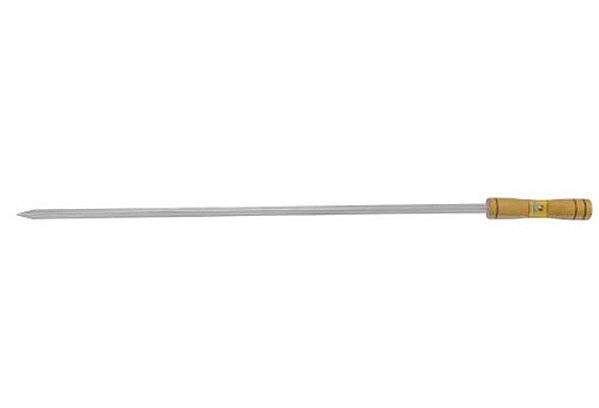 Espeto Simples 75cm Aço Estanhado Gaúcho Grill