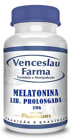Melatonina 5mg  (Liberação Prolongada) - Cápsulas