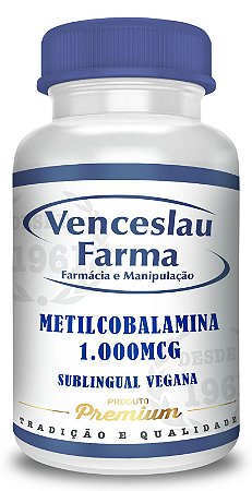 Metilcobalamina 1.000mcg - Cápsulas Veganas Sublinguais
