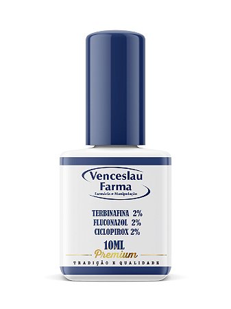 Base Antimicose para Unhas-Terbinafina+Ciclopirox+Fluconazol