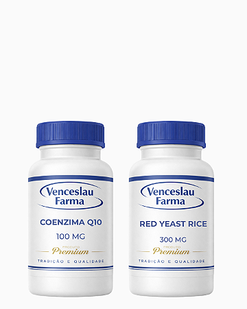 Red Yeast Rice 300mg + Coenzima Q10 100mg – 60 Cápsulas