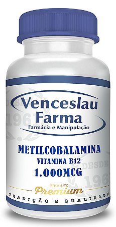 Metilcobalamina 1.000mcg (Vitamina B12) - Cápsulas