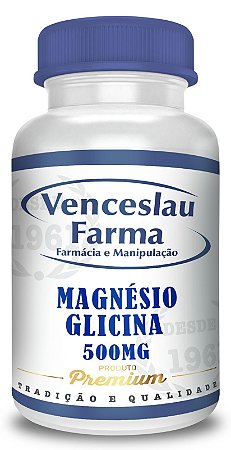 Magnesio Glicina 500mg  - Cápsulas