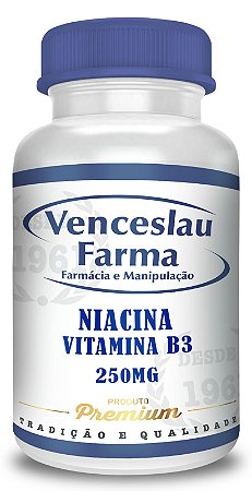 Niacina (Vitamina B3) 250mg - Cápsulas