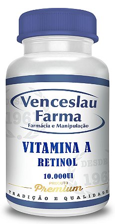 Vitamina A (retinol) 10.000ui – Cápsulas