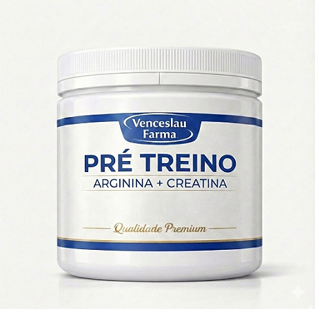 Creatina e Arginina - Pré Treino 300g (com dosador)