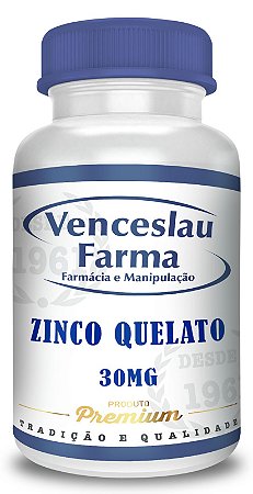 Zinco Quelato 30mg - Cápsulas