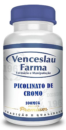Picolinato de Cromo 100mcg - Cápsulas