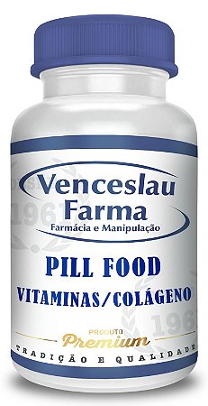 Pill Food Vitaminas (cabelo, pele e unha)
