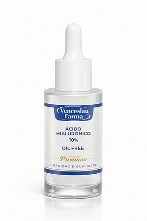 Serum Hidratante (Ácido Hialurônico 10%) - Oil Free