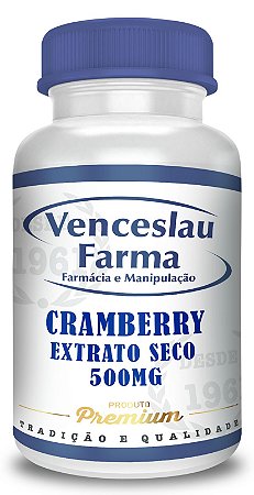 Cramberry Extrato Seco 500mg - Cápsulas
