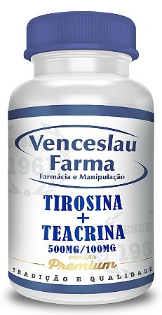 Teacrina 100mg + Tirosina 500mg - Cápsulas