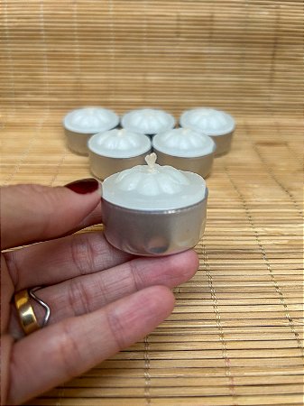 Vela rechaud decorativa (6 und)