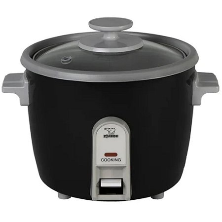 Panela De Arroz Elétrica Zojirushi 3 Copos Preta NHS-06BA 110v
