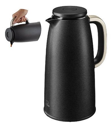 Garrafa Térmica Zojirushi A Vácuo 1 litro Preta AH-FAE10-BZ