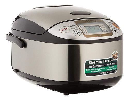 Panela de Arroz Elétrica Zojirushi 10 Copos Inox TSQ18XJ 220v