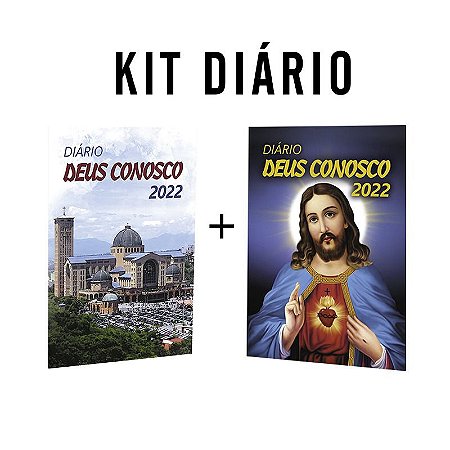 Kit Diário Deus Conosco 2022 - Aparecida + S.C de Jesus