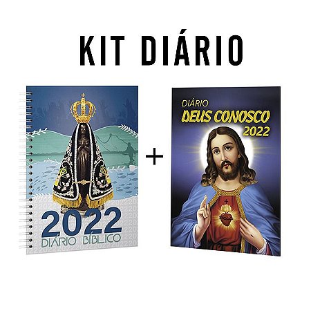 Kit Diário Deus Conosco 2022 - Aparecida + S.C de Jesus