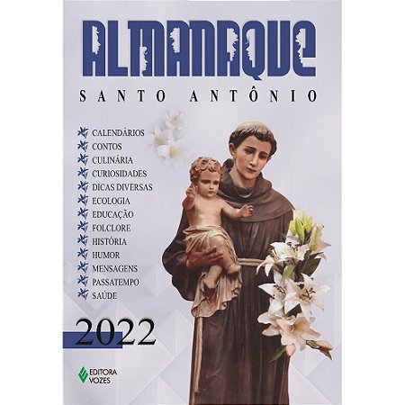 Livro Almanaque Santo Antônio 2022