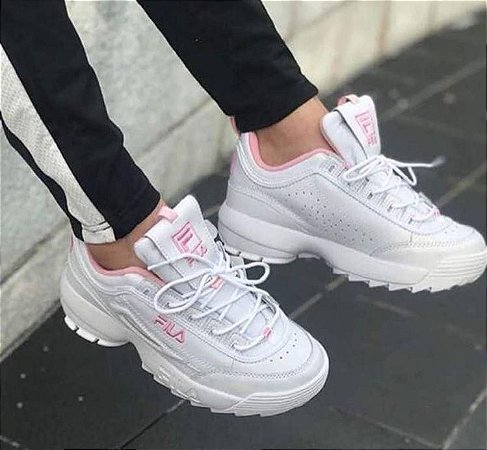 tenis fila disruptor rose