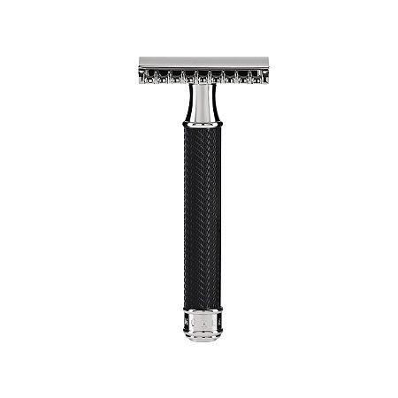 Aparelho de Barbear Mühle R41 Metal Black Open Comb