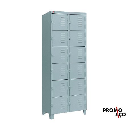 Roupeiro de Aço para Vestiário 12 Portas Mini FT