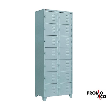 Roupeiro de Aço para Vestiário 14 Portas Mini FT