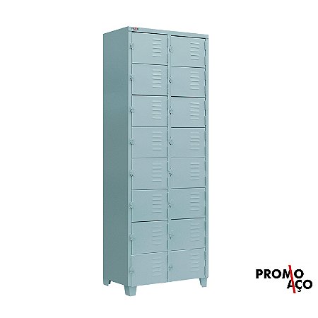 Roupeiro de Aço para Vestiário 16 Portas Mini FT