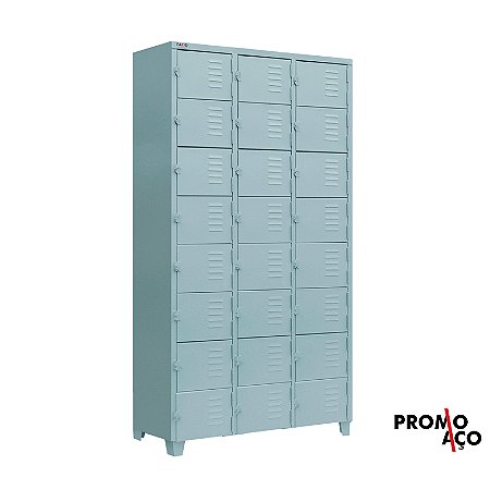 Roupeiro de Aço para Vestiário 24 Portas Mini FT