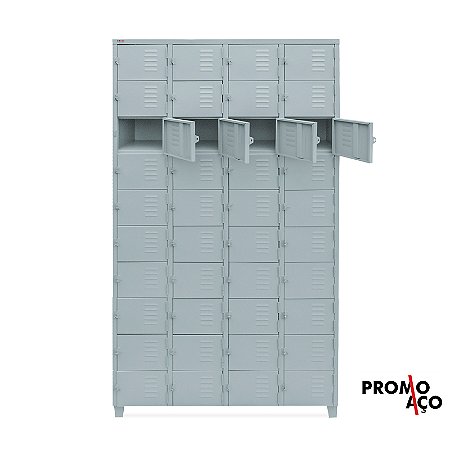 Roupeiro de Aço para Vestiário 40 Portas Mini FT