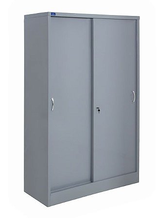 Armário de aço para escritório 198x90x50 - Porta de Correr