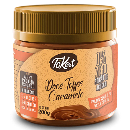DOCE TOFFEE CARAMELO TOKEST 200G