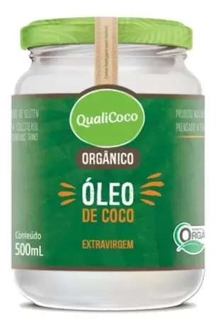OLEO DE COCO EXTRAVIRGEM ORGA QUALICOCO 500ML