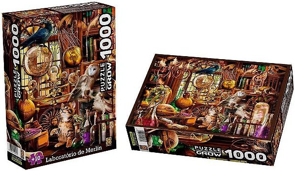 Puzzle 1000 peças O Rei da Selva- Clementoni - Loja Grow