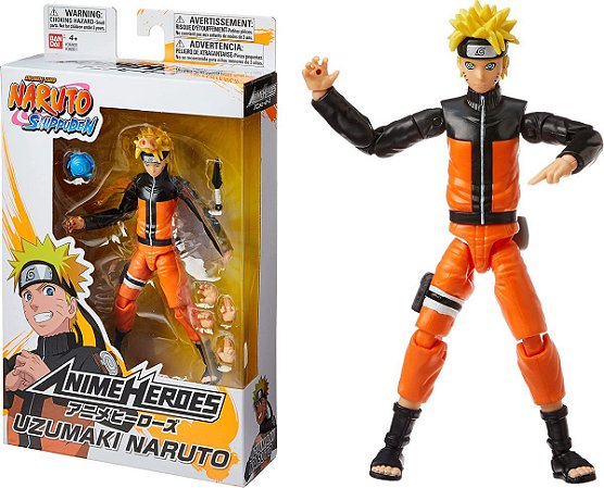 Kit 4 Bonecos Time Clássico Naruto Bandai F0051