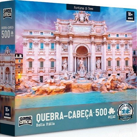 Quebra-Cabeça Fontana di Trevi 500 Peças - Game Office 2514