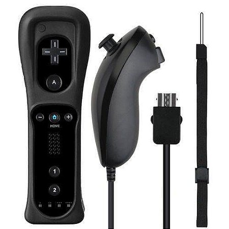 Kit Controle Wii Remote + Controle Nunchuck - Nintendo Wii (Usado) -  Bragames